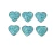 Import Free Shipping Crystal Bling Bling Heart Shaped Sticker Rhinestone Women Jewelry Accessories Sticker from China