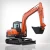 Import FREE SHIPPING for small Chinese mini excavator for sale towable mini excavator 1.5t with CE/ISO from China