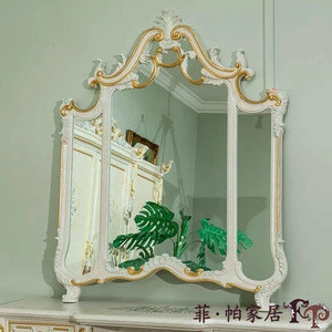 French country bedroom furniture high end classic mirror made in china