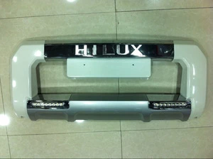 Front bumper ABS body part with led front bumper protecter for pickup 2012 TY HILUX VIGO