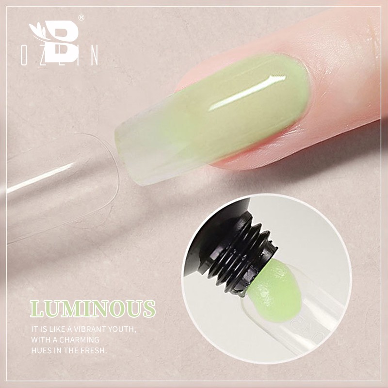 Gel Nail Kit Professional Glow In Dark Acrylic Gel Building Extension Nail Gel Uv