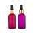 Import glass bottle with dropper purple glass dropper bottle from China
