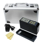 Gloss Surface Reflection 0.1-200 GU Tester Meter 20deg 45deg 75deg for Ceramics Films Textiles Rechargeable Reflectometer Triple