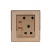 Import Gold multifunctional wall switch socket home use electrical socket switch from China