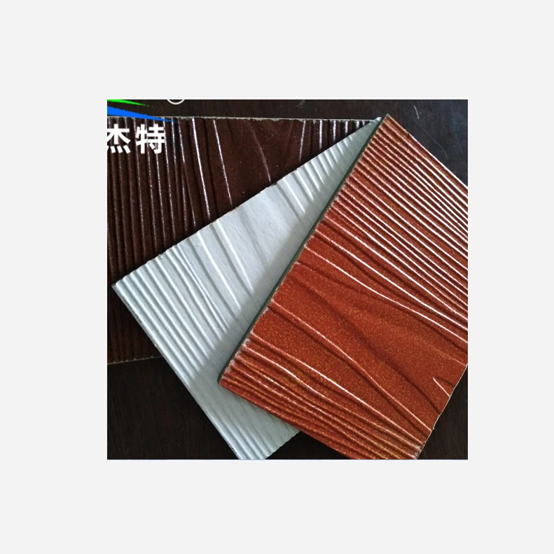 Good Looking Interior And Exterior Wall Decoration Wood Grain Fibre Cement Board Fiber Reinforced Panel 3050*192*7.5 mm