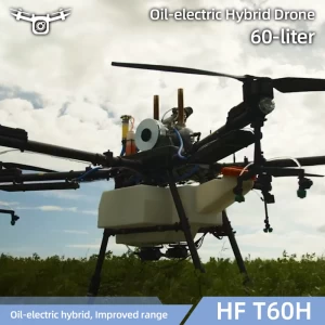 GPS 60L Hybird Long Endurance Drone Gasoline Electric Fumigation Agriculture Products for Plant Spraying