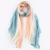 Import Gradient color ever-changing silk scarf beach sunscreen long scarf shawl women pure silk scarf from China