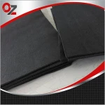 Graphite felt for flow battery electrode