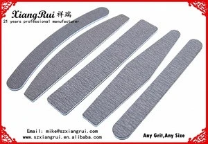 Gray nail file Gray sponge nail file 100/180 professional salon nail file