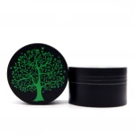 GZ310003B new cool fashion zinc alloy 40mm hand metal herb smoke tobacco Grinder weed accessories custom logo