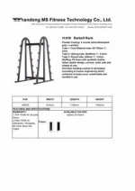 H039Barbell rack multi gym equipment fitness bench indoor sports exercise