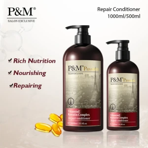 Hair Care Conditioner 500ml 1000ml Daily Care Hair Vitamin E Nature Moisturizing Keratin Shampoo And Conditioner Set