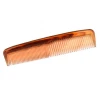 Hair Comb Tortoise Plastic Amber Color PS Material