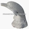 Hand Carving Stone Dolphin Statue