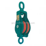 Hand Pulley Block Elevator Traction Pulley Chain Crane Sheave Trolley