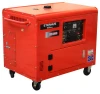 Hand pushing portable Electric 5kw Silent gasoline generator BH70000T