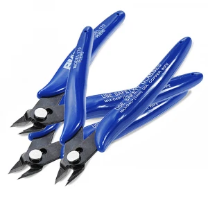 Hand Tools Electrical Wire Cable Cutters Cutting Side Snips Flush Pliers Nipper Anti-slip Rubber Mini Diagonal Pliers