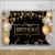 Import Happy Birthday Party Backdrop Black and Gold Glitter Bokeh Sequin Spots Photography Background from China