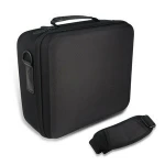 Hard shell black large customized eva tool case box for nintendo switch
