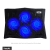 HAVIT F2063A LED light 4 Fans Gaming Laptop Cooling Cooler Pad with 2 USB Ports