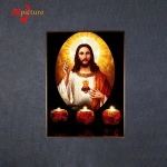 HD Digital Print LED Canvas Picture Decor Painting Wall Art Design With LED Light
