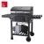 Import Heat Adjusting System Square Barbecue Outdoor Trolley Garden Grill with two side tables Charcoal Grills from China