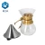 Import Heat resistant glass coffee share pot drip coffee pot with stainless steel filter from China
