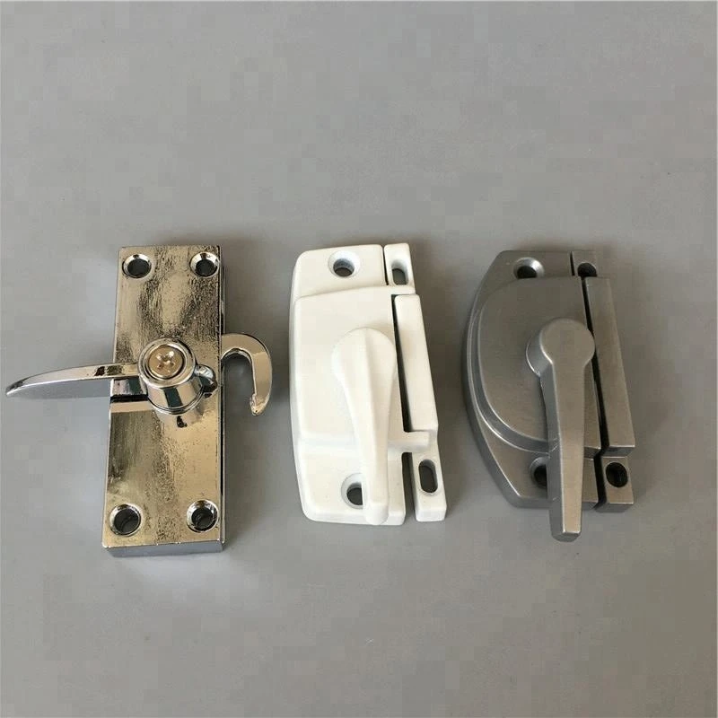 Heavy metal casting; face or side mount strike,Patio Door Security Latch