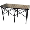 Height adjustable legs outdoor aluminum alloy folding camp picnic table