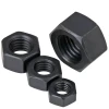 Hexagon Hex Head Machine Screw Bolt and Nut Black Hex Nut