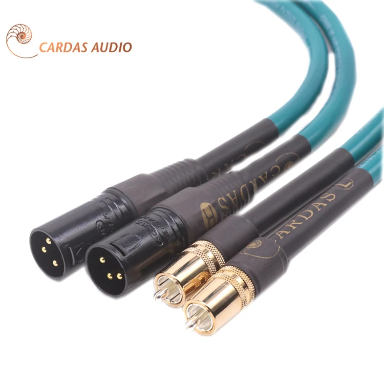 Hifi Cardas Rca To Xlr Balanced Plug Audio Cable Cardas Cross Audio Amplifier Cd Dvd Player Rca Interconnect Canon Signal Cable