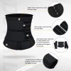 High Compression Detachable Doublt Strap Waist Slim Belt Custom Waist Trainer Latex Waist Trimmer