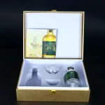 High Grade Luxury Paper Board Wine Gift Box with Lock