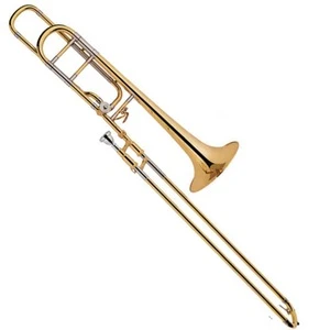 High grade Tenor Trombone Tuning Slide Gold Brass Bell