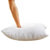 High-grade white air layer fabric square memory foam nursing throw head protection pillow