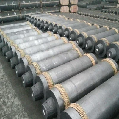High Power HP Graphite Electrode with High Quality Nipple Used in Steel Making
