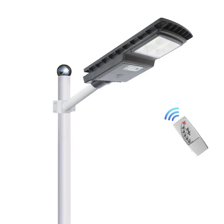 High power remote control outdoor IP67 waterproof 50w 100w integrated all in one LED solar street light
