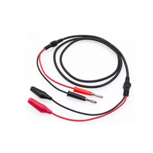 High Quality 4mm Pure copper banana plug to 35mm  alligator clip cable 0.9M 3A Red+Black