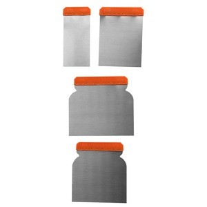 High Quality 4pcs Putty Knife Steel Body Hand Plastic Scraper Set For Puttying &amp; Scraping