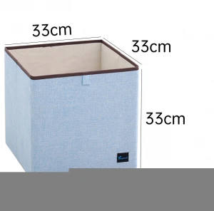 High quality 6 set fabric reusable grocery bags box foldable storage organizer supermarket sundries cube storage box
