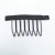 High Quality 7 Teeth Stainless Steel Wig Combs For Wig Caps Wig Clips For Hair Extensions Strong Black Lace Hair Comb
