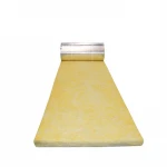 High quality aluminum fiber glass wool insulation 50mm thick glass wool 10-48kg m3 densiti glass wool blanket