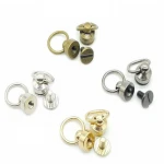 High quality Brass material  8*5mm cell phone case holder rivet with ring