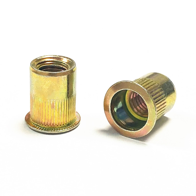 High Quality Carbon Steel Yellow Zinc Plated Blind Rivet Nut
