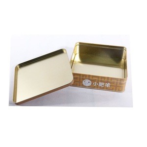 High quality customized square shape tin box for cookie mooncake package