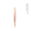 High Quality Eyelash Extension Tweezers Eyebrow Tweezers Stainless Steel Private Label Rose Gold