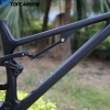 High quality full suspension carbon fiber mtb mountain bicycle frame 142mm 148mm