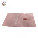 High Quality Gift Paper Packaging Folding Box with Magnetic Lid