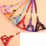 High Quality Glow Led Flashing Dog Collar Leash Pet Dog Harness