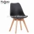 Import High Quality Living Room Chair Colorful PP Seat Beach Wooden Leg Modern Plastic Chair from China